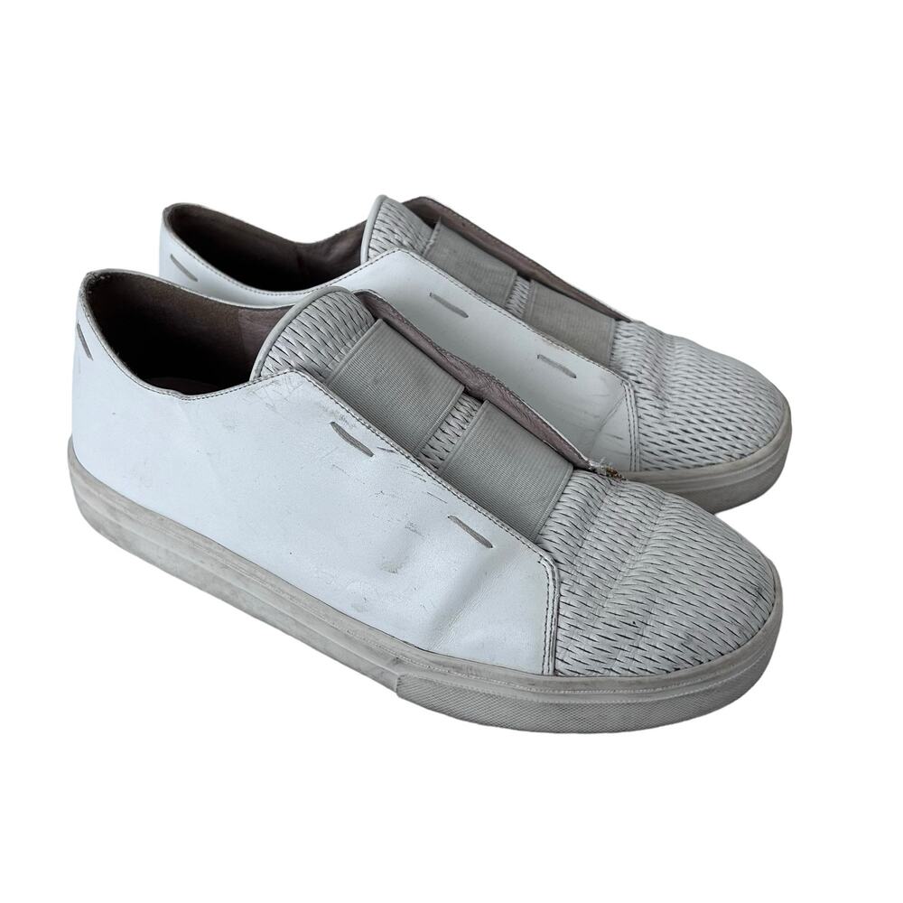 Eileen Fisher White Leather Sneakers Sz 7